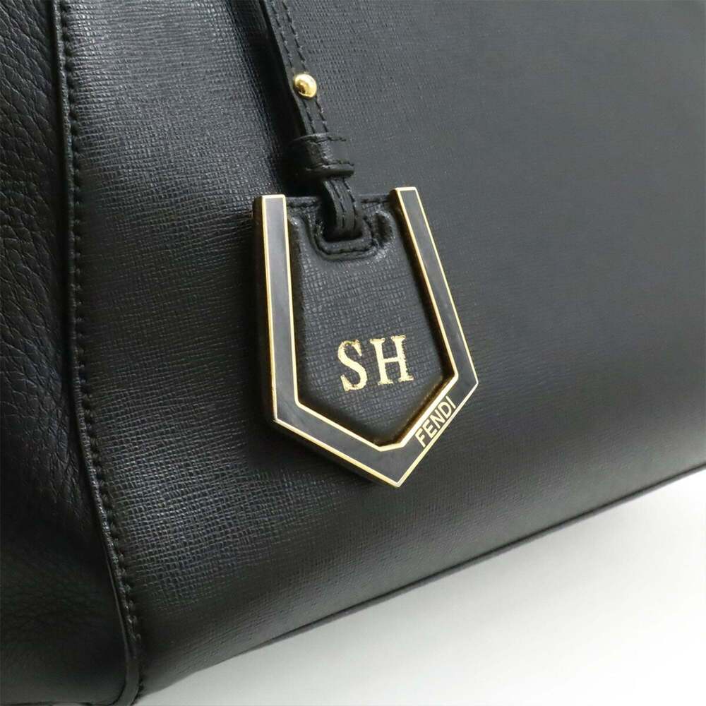 FENDI Black Leather Shoulder Bag - Picture 10 of 10